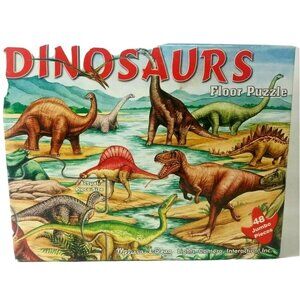 Melissa & Doug Dinosaur Puzzle Floor 2'x3' 48 Pc Complete